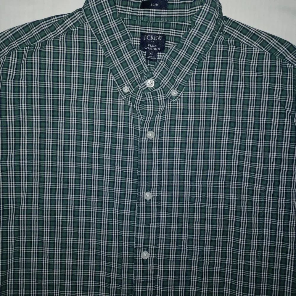 J.CREW  MEN'S SLIM  LONG SLEEVE  BUTTON DOWN SHIRT